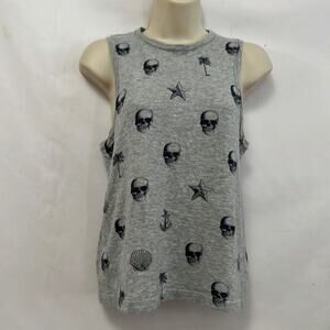 SKULL CASHMERE TANK TOP SIZE XS‎